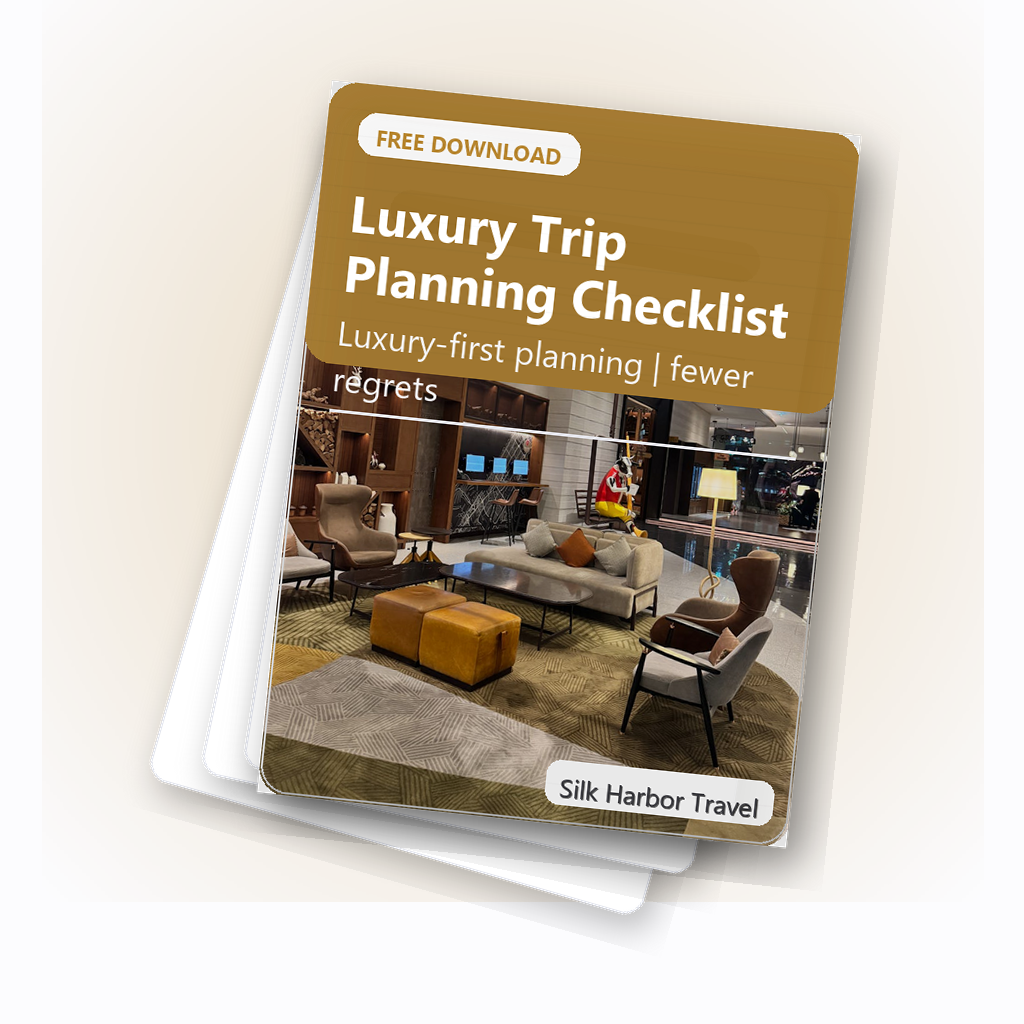 Get the Luxury Trip Planning Checklist (Free PDF) preview