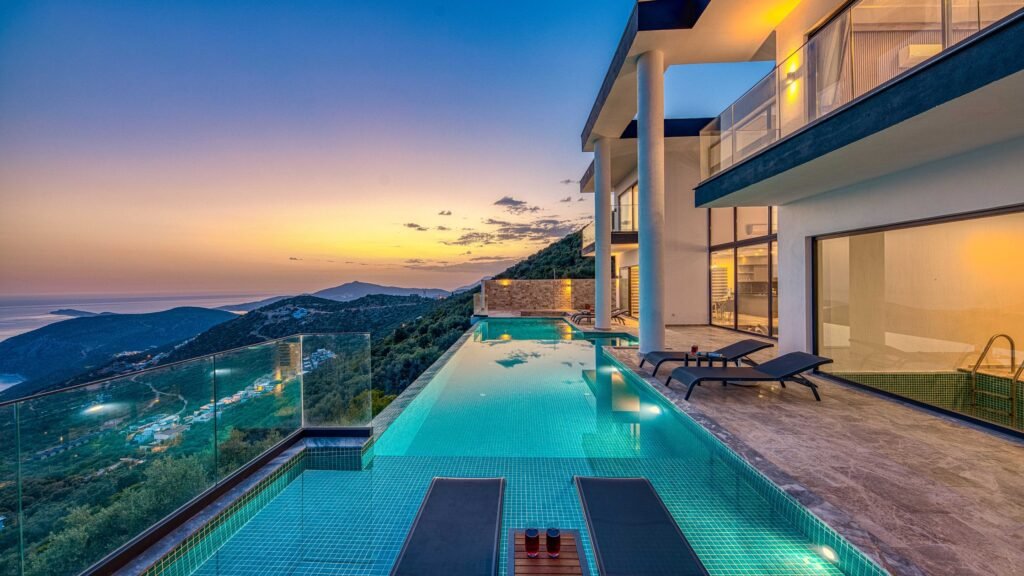 Luxury private pool villa at sunset, a featured visual for deciding whether a private pool villa is worth it